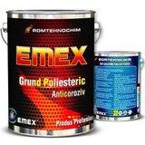 Pachet Grund Poliesteric Anticoroziv ?Emex? - Gri - Bid. 20 Kg + Intaritor - Bid. 3 Kg